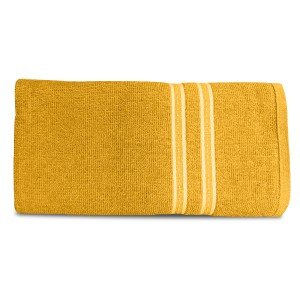 RainV® Microfiber Standard in Size Bath Towel | 140 x 70cm | | 350 GSM Soft & Absorbent | 1 Piece Bath Towels for Men and Women (Turmeric Yellow)